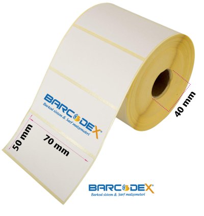 70 mm x 50 mm Eco Termal Etiket (1.000)