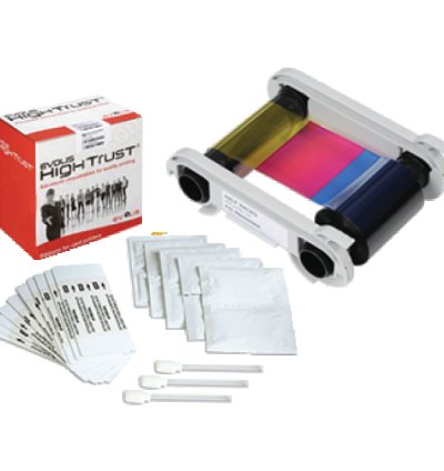 Evolis 1/2 YMCKO Ribon - 400 Baskı